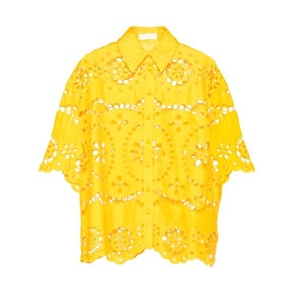 Zimmermann Pot Embroidered Shirt - Picture 1 of 8